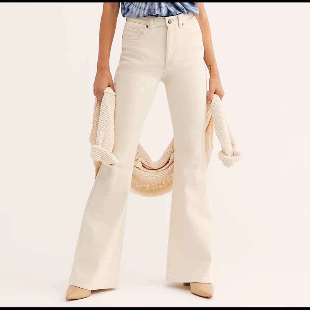 Lee fit and flare high rise jeans